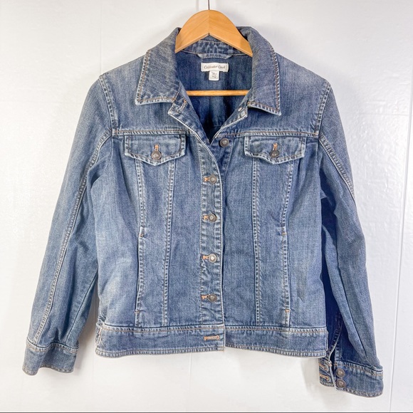 Coldwater Creek Jackets & Blazers - Coldwater Creek Petite Stretch Denim Jean Jacket Blue Size 10